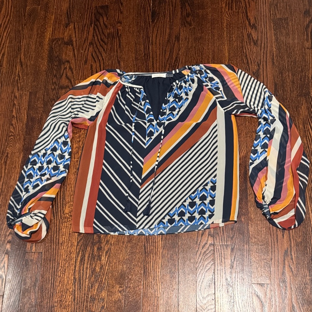 Ramy Brook Multicolor Geometric Blouse